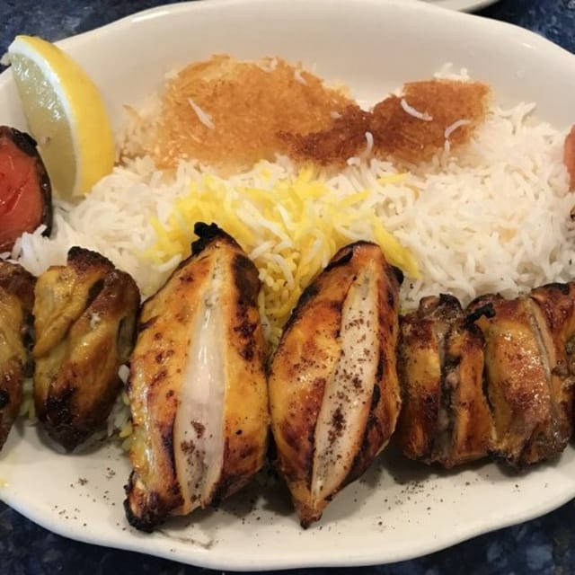 Cornish Hen Kabob.
