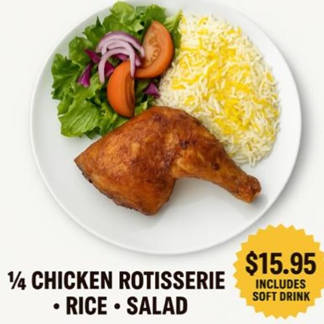 Chicken Rotisserie Special.