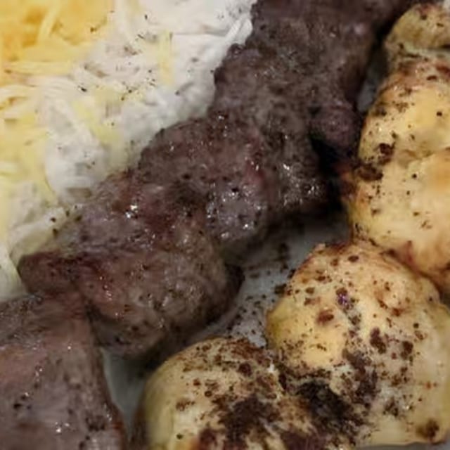 Super Soltani Lamb Kabob.